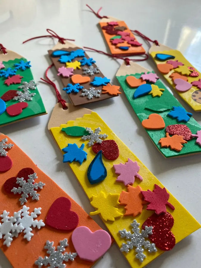 Decorated bookmarks